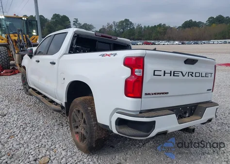 2021 Chevrolet Silverado 1500 4Wd Short Bed Rst из США, поврежденный, VIN 1GCUYEEL2MZ377778